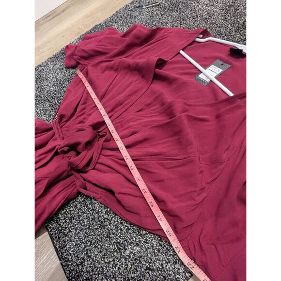 SzāXL (22/3XL) City Chic Dress Fiesta Fun in Rhubarb - BNWT! - Picture 7 of 10